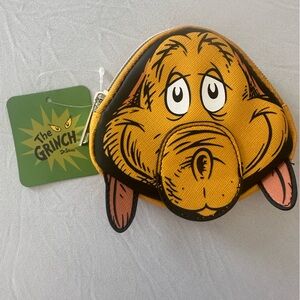 Bioworld The Grinch Max Coin Purse - Yellow and Black